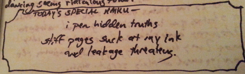 Today’s Special Haiku